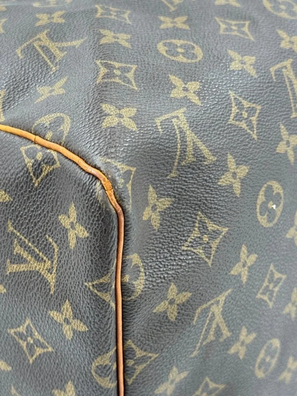 Louis Vuitton Keepall Duffle 55 Brown Canvas